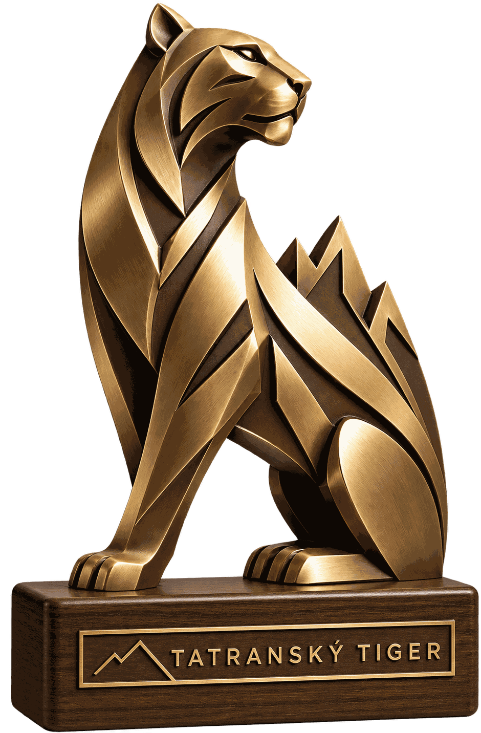 Soška ocenenia Tatranský Tiger v bronze